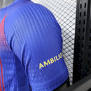 CAMISA VERSÃO PLAYER DO BARCELONA 25/26 AZUL E VERMELHO