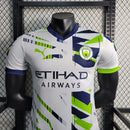 CAMISA VERSÃO PLAYER DO MANCHESTER CITY 23/24 BRANCO EDIÇÃO ESPECIAL