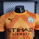 CAMISA VERSÃO PLAYER DO MANCHESTER CITY 23/24 LARANJA GOLEIRO